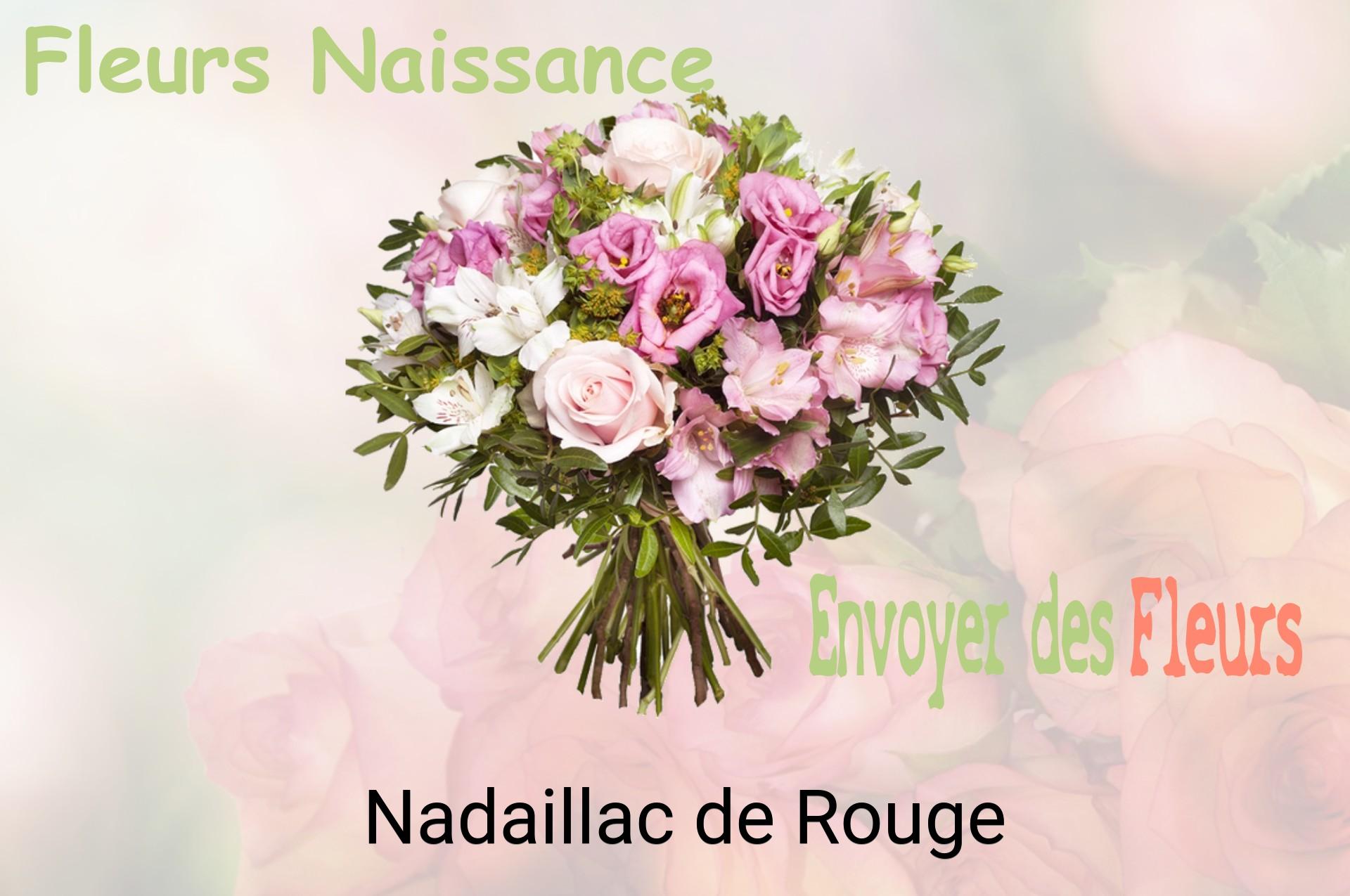 Bouquet de fleurs de naissance livré à Nadaillac-de-Rouge